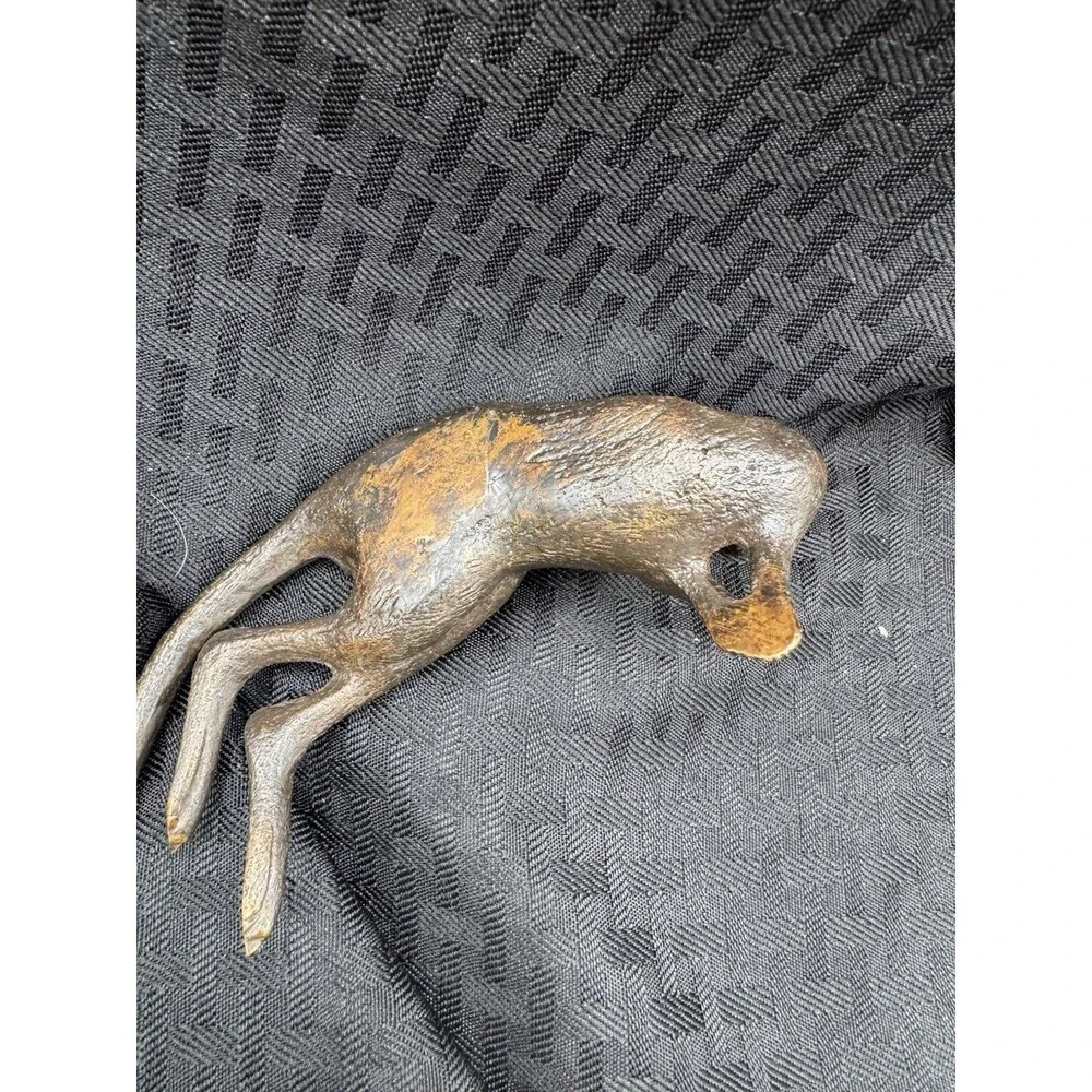 Rare Bronze Kangaroo Sculpture, Hand Cast & Signed By Artist Mary Michelmore